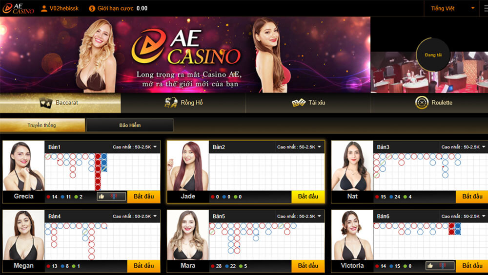 Casino trực tuyến mới mẻ với Dealer người thật
